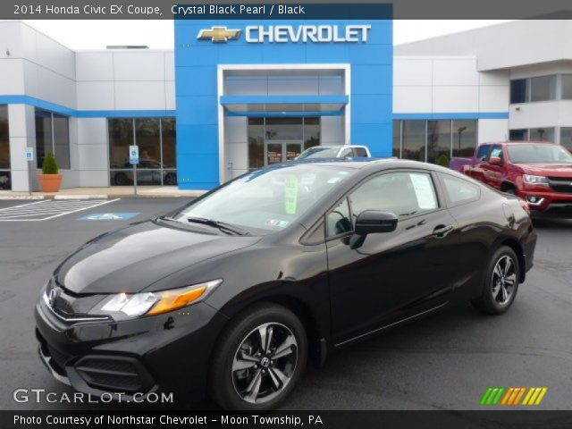 2014 Honda Civic EX Coupe in Crystal Black Pearl