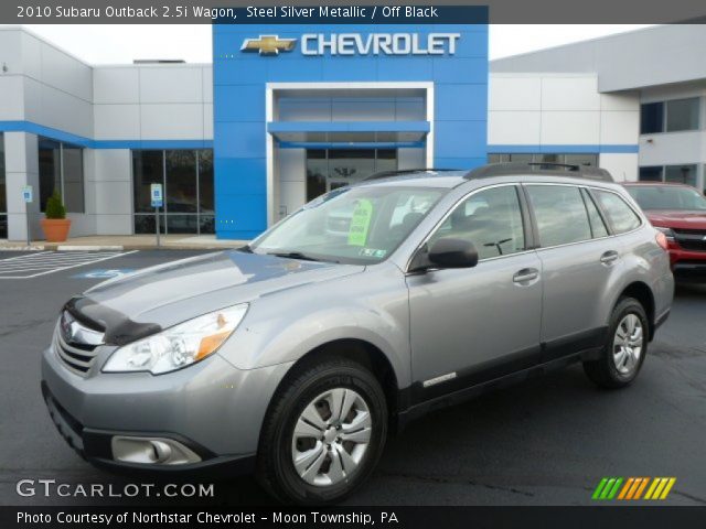 2010 Subaru Outback 2.5i Wagon in Steel Silver Metallic