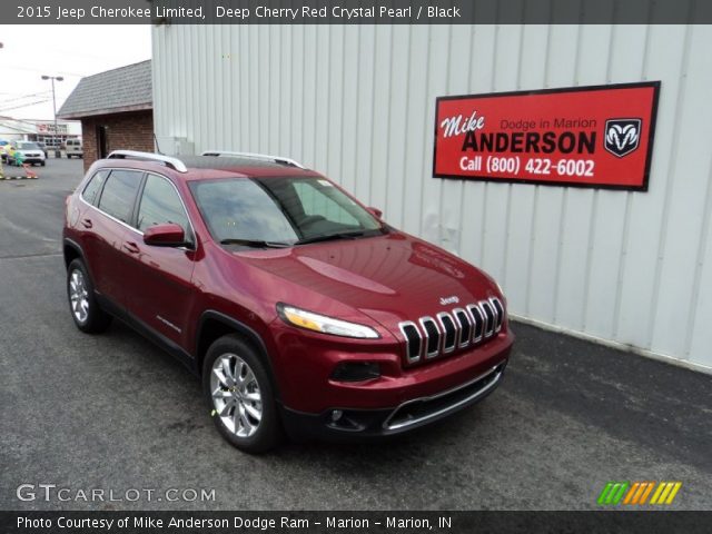 2015 Jeep Cherokee Limited in Deep Cherry Red Crystal Pearl