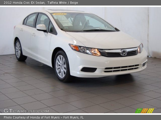 2012 Honda Civic EX Sedan in Taffeta White
