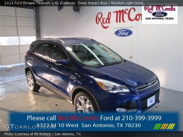 2014 Ford Escape Titanium 1.6L EcoBoost in Deep Impact Blue