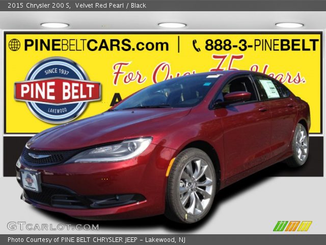 2015 Chrysler 200 S in Velvet Red Pearl