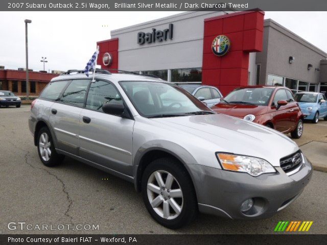 2007 Subaru Outback 2.5i Wagon in Brilliant Silver Metallic