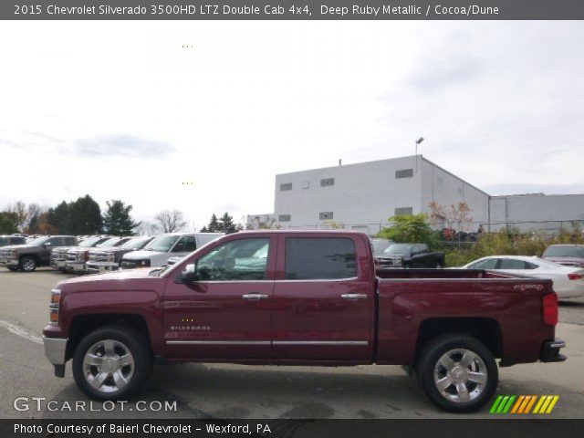 2015 Chevrolet Silverado 3500HD LTZ Double Cab 4x4 in Deep Ruby Metallic