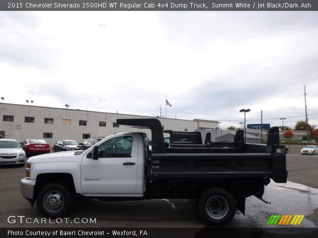 2015 Chevrolet Silverado 3500HD WT Regular Cab 4x4 Dump Truck in Summit White