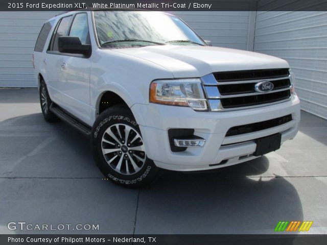 2015 Ford Expedition XLT in White Platinum Metallic Tri-Coat