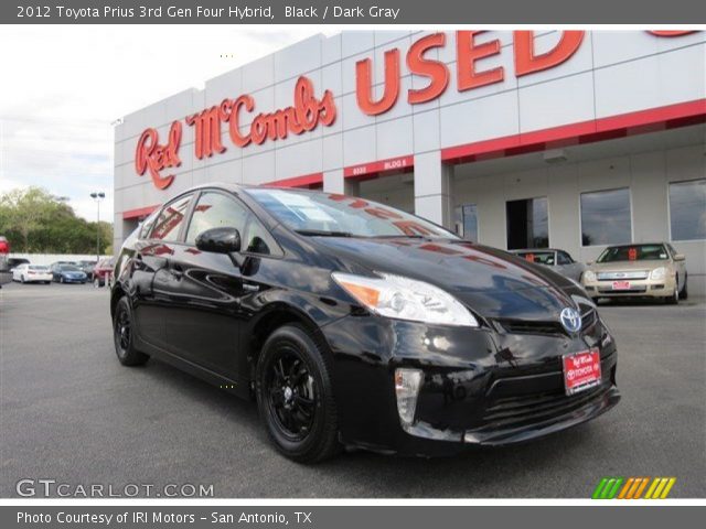 2012 Toyota Prius 3rd Gen Four Hybrid in Black