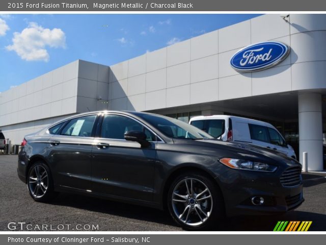 2015 Ford Fusion Titanium in Magnetic Metallic