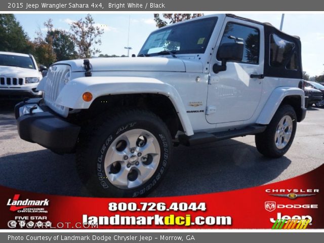 2015 Jeep Wrangler Sahara 4x4 in Bright White