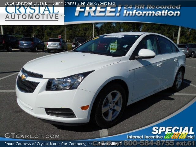 2014 Chevrolet Cruze LT in Summit White