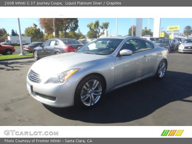 2008 Infiniti G 37 Journey Coupe in Liquid Platinum Silver