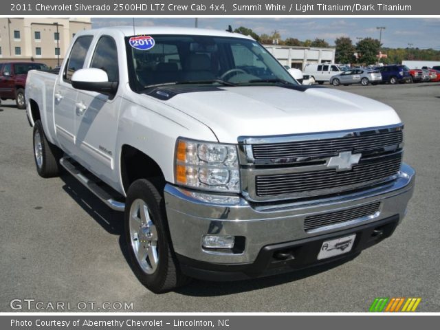 2011 Chevrolet Silverado 2500HD LTZ Crew Cab 4x4 in Summit White