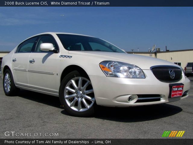 2008 Buick Lucerne CXS in White Diamond Tricoat