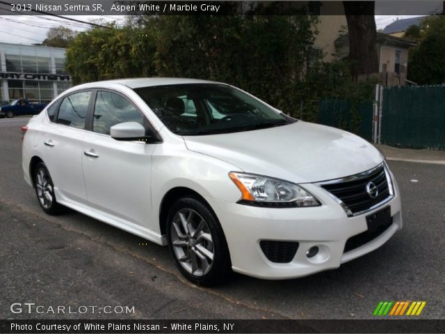 2013 Nissan Sentra SR in Aspen White