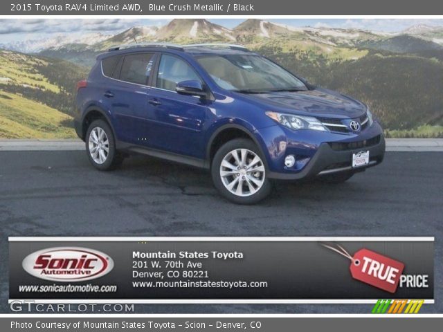 2015 Toyota RAV4 Limited AWD in Blue Crush Metallic