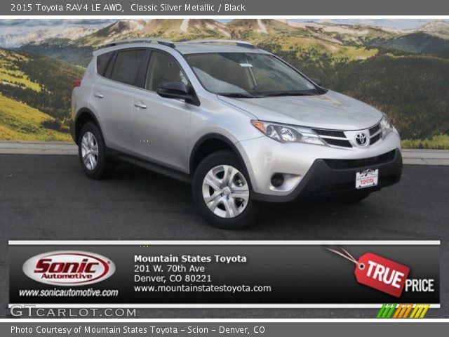 2015 Toyota RAV4 LE AWD in Classic Silver Metallic