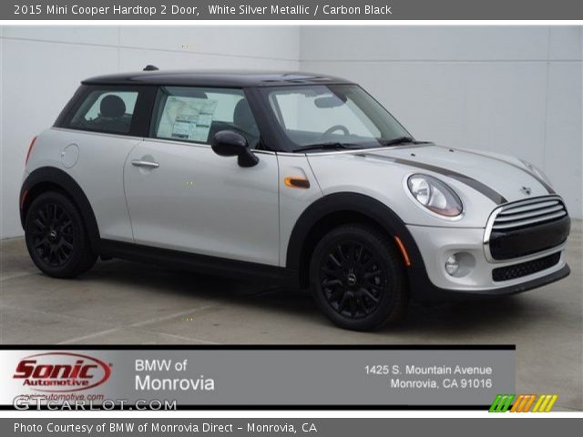 2015 Mini Cooper Hardtop 2 Door in White Silver Metallic