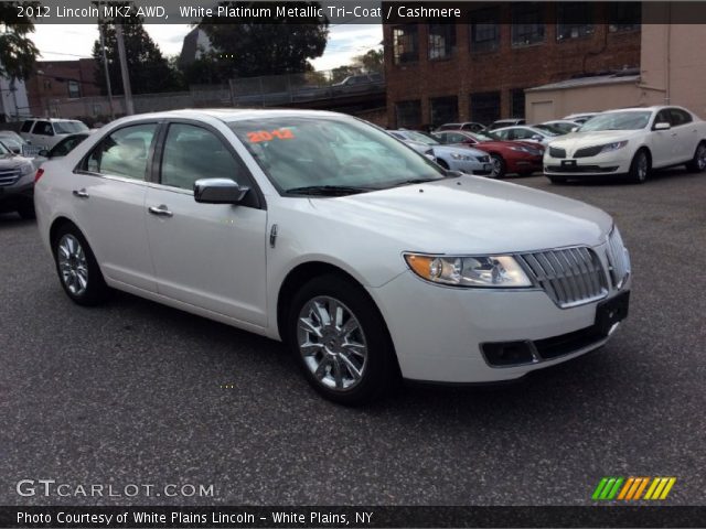 2012 Lincoln MKZ AWD in White Platinum Metallic Tri-Coat