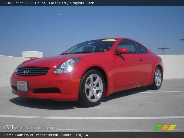 2007 Infiniti G 35 Coupe in Laser Red