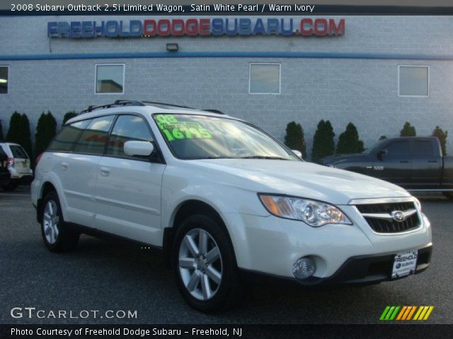 2008 Subaru Outback 2.5i Limited Wagon in Satin White Pearl