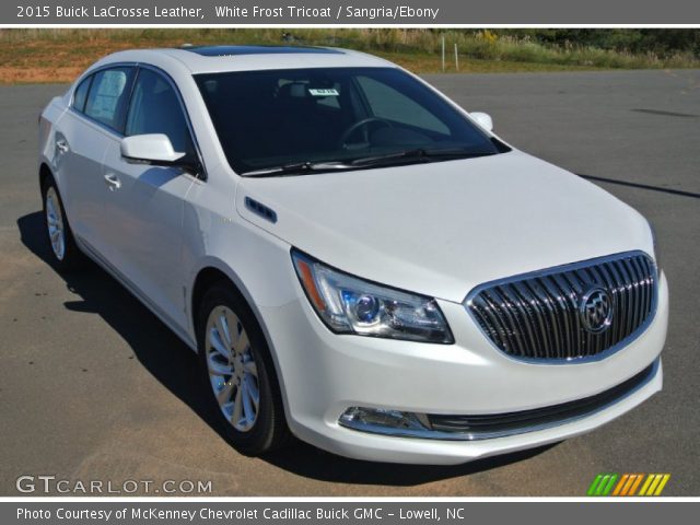 2015 Buick LaCrosse Leather in White Frost Tricoat