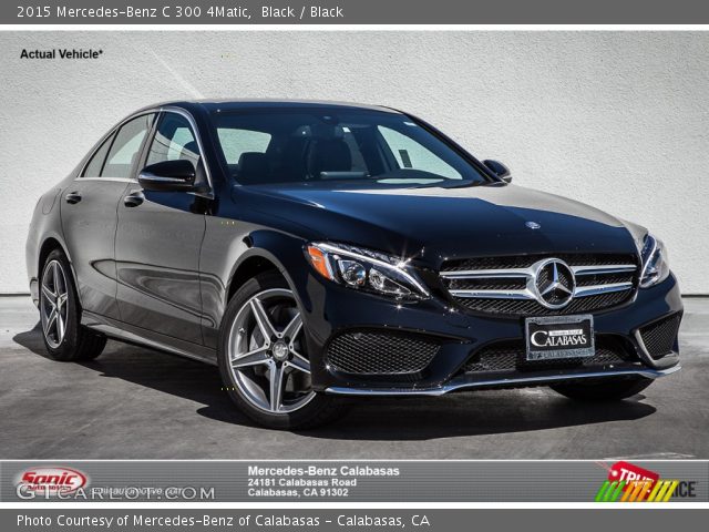 2015 Mercedes-Benz C 300 4Matic in Black