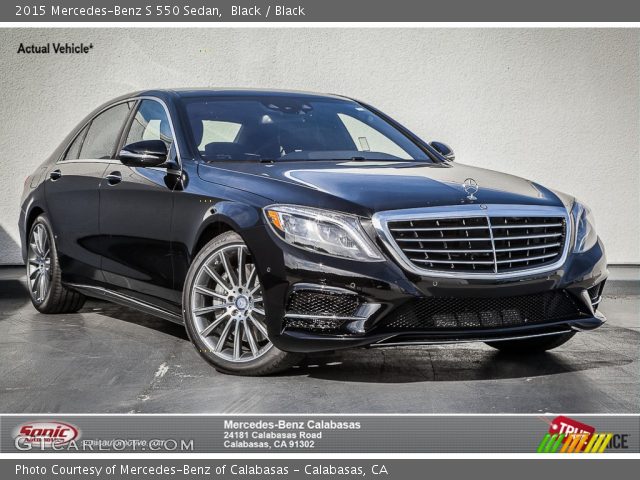 2015 Mercedes-Benz S 550 Sedan in Black