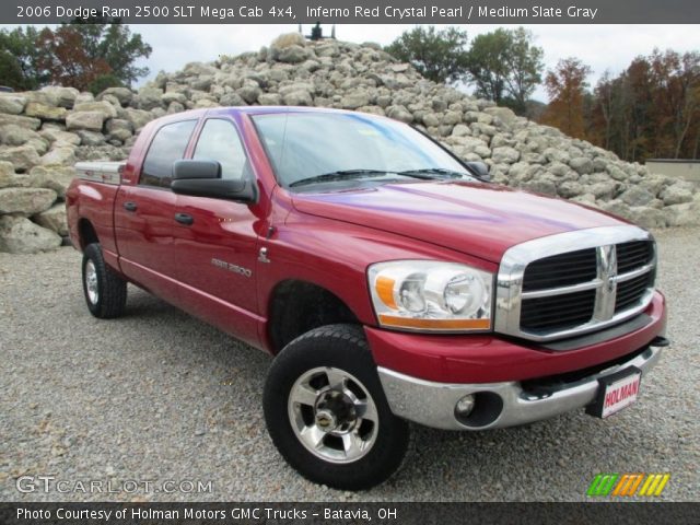 2006 Dodge Ram 2500 SLT Mega Cab 4x4 in Inferno Red Crystal Pearl