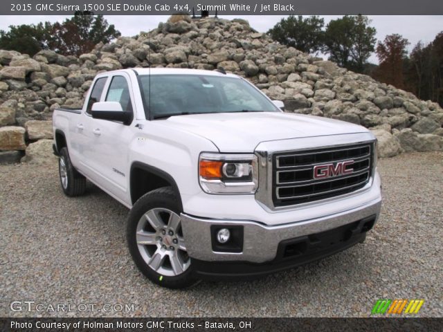 2015 GMC Sierra 1500 SLE Double Cab 4x4 in Summit White