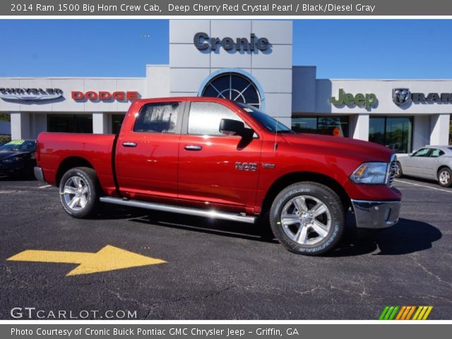 2014 Ram 1500 Big Horn Crew Cab in Deep Cherry Red Crystal Pearl