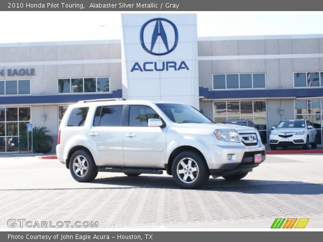 2010 Honda Pilot Touring in Alabaster Silver Metallic