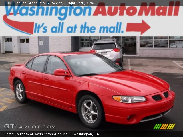 2002 Pontiac Grand Prix GT Sedan in Bright Red