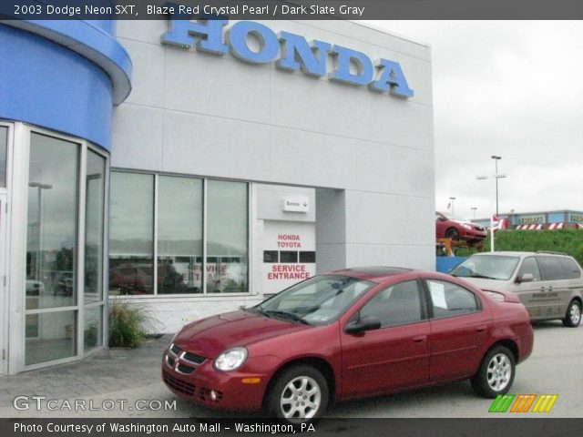 2003 Dodge Neon SXT in Blaze Red Crystal Pearl