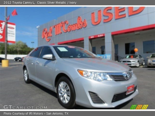 2012 Toyota Camry L in Classic Silver Metallic