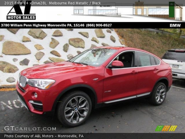 2015 BMW X4 xDrive28i in Melbourne Red Metallic