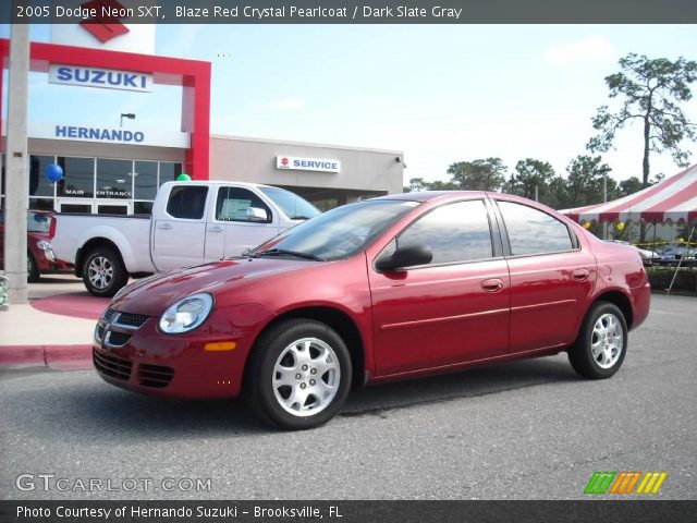 2005 Dodge Neon SXT in Blaze Red Crystal Pearlcoat