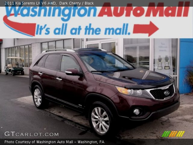2011 Kia Sorento LX V6 AWD in Dark Cherry