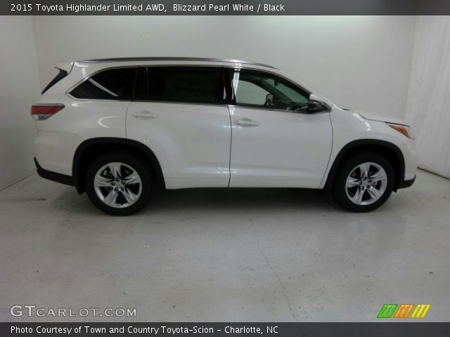 2015 Toyota Highlander Limited AWD in Blizzard Pearl White