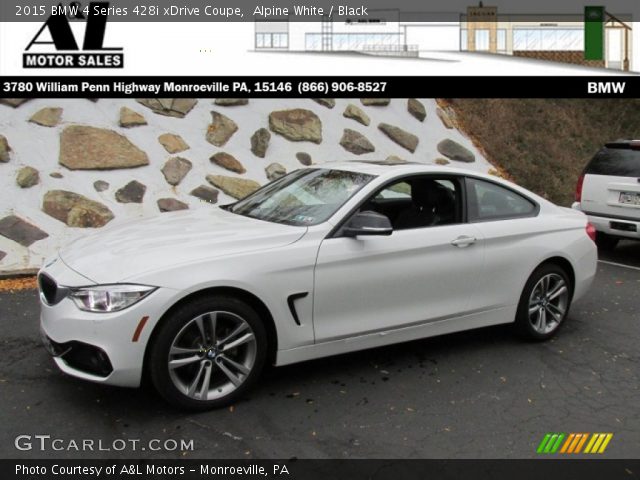 2015 BMW 4 Series 428i xDrive Coupe in Alpine White