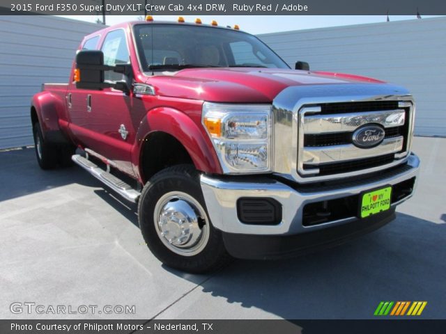 2015 Ford F350 Super Duty XLT Crew Cab 4x4 DRW in Ruby Red