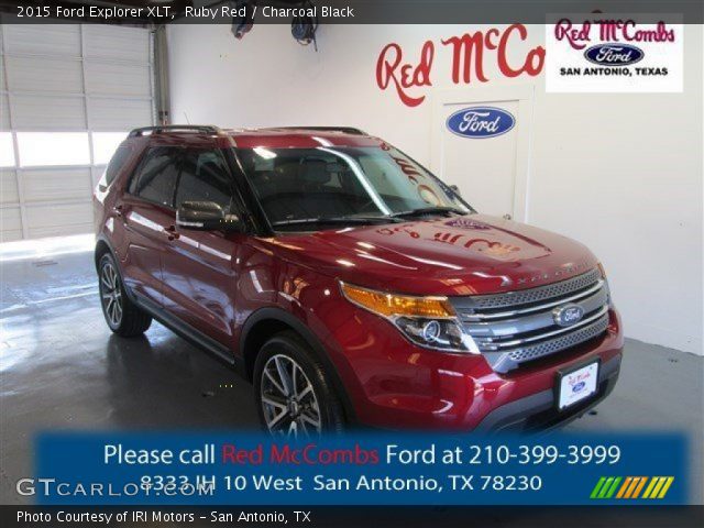 2015 Ford Explorer XLT in Ruby Red