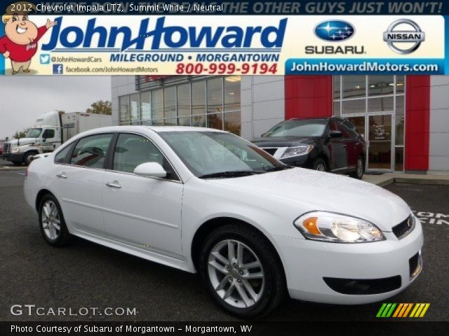 2012 Chevrolet Impala LTZ in Summit White