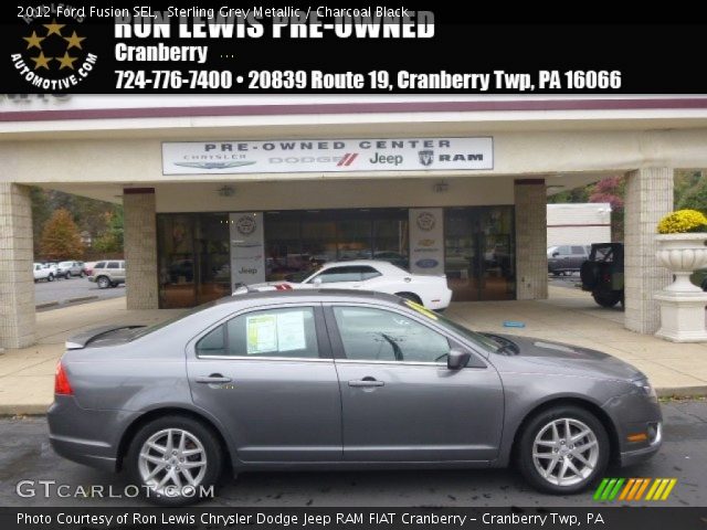 2012 Ford Fusion SEL in Sterling Grey Metallic