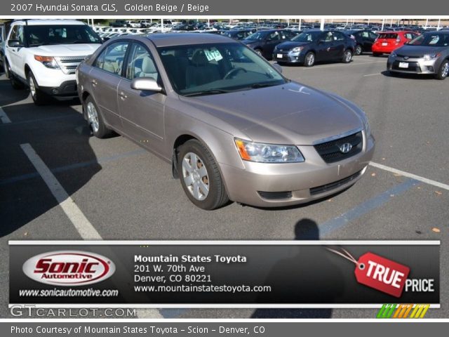 2007 Hyundai Sonata GLS in Golden Beige