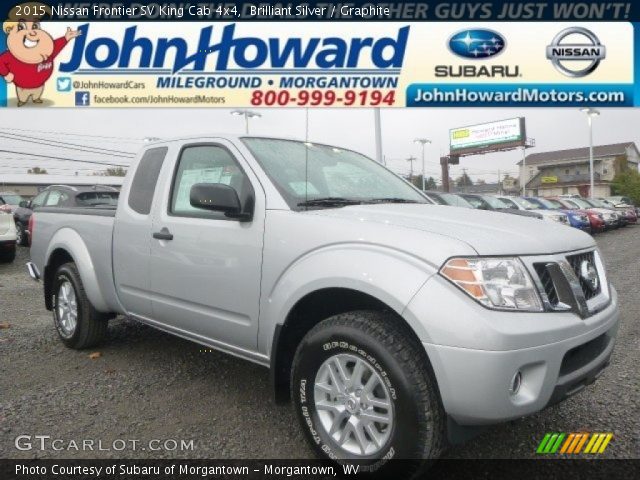 2015 Nissan Frontier SV King Cab 4x4 in Brilliant Silver