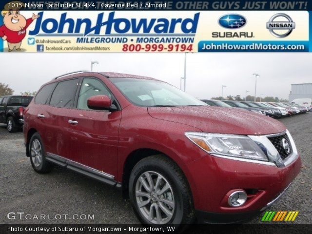 2015 Nissan Pathfinder SL 4x4 in Cayenne Red