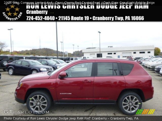 2015 Jeep Compass Limited 4x4 in Deep Cherry Red Crystal Pearl