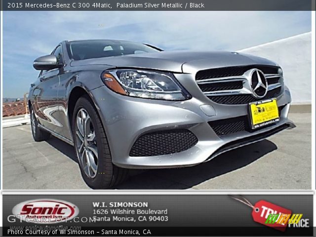2015 Mercedes-Benz C 300 4Matic in Paladium Silver Metallic