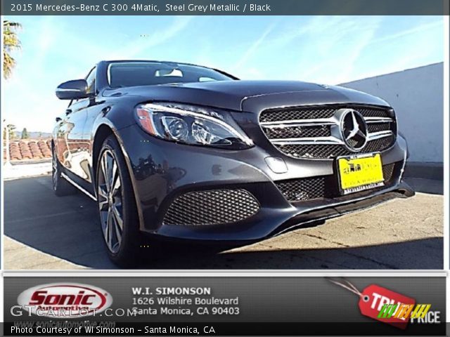 2015 Mercedes-Benz C 300 4Matic in Steel Grey Metallic