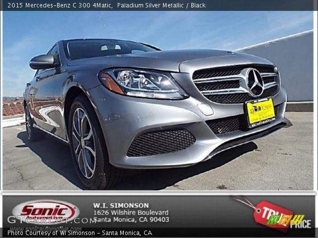 2015 Mercedes-Benz C 300 4Matic in Paladium Silver Metallic